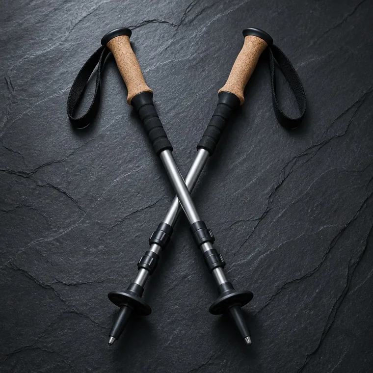 Aluminium trekking poles